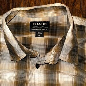 Filson Feather Cloth Button Down - XXL